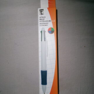 Stylo bille 4 couleurs